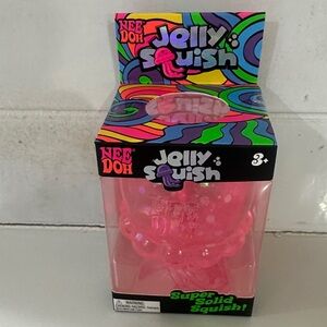 NeeDoh Rare Jolly Squish Pink Super Solid Squish